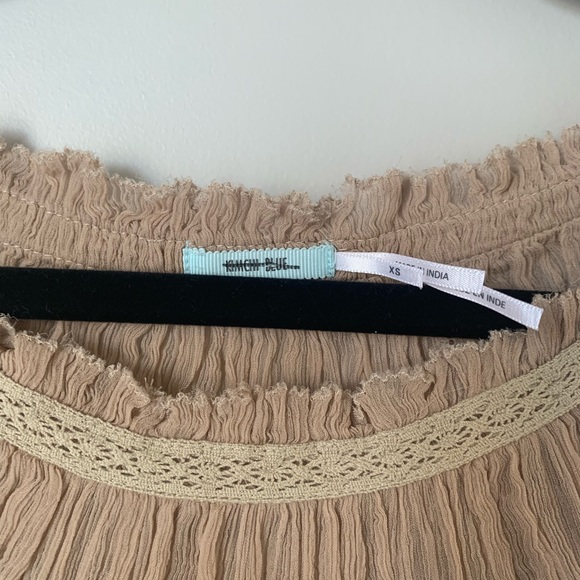 UO / KIMCHI BLUE / SHEER LONG SLEEVE FESTIVAL TOP - Picture 4 of 4